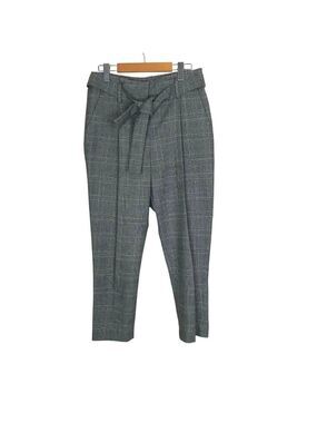 Judith & Charles Black & White 100% Virgin Wool Plaid Dress Pants Size 4